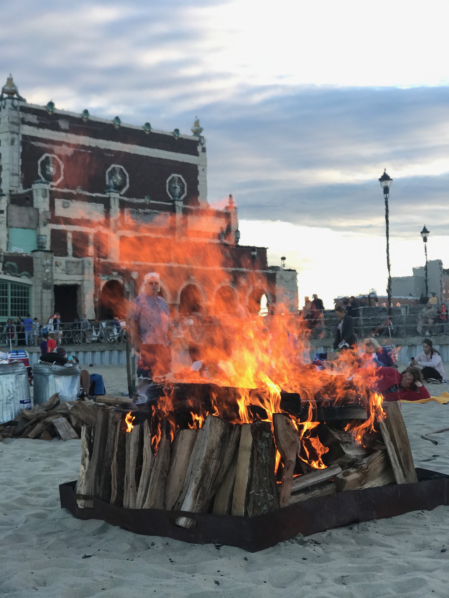 Asbury Park Beach Bonfire